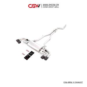CGW出厂价格手势阀门控制性能排气消声器，适用于BMW X5 G05 3.0T X5M风格的猫 - Product Image 5