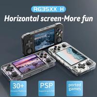 Console de Jeu Rétro Portable Ambernic RG35XX H de 3,5 Pouces, Écran, 64/128 Go de Stockage, Joue aux Jeux PSP PS1, Manette Sans Fil Wifi