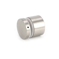 Vis de fixation en acier inoxydable 316/316L sans cadre pour verre, design moderne EKOO, finition satinée/miroir haute brillance pour escalier