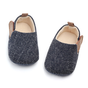 Cina all'ingrosso della fabbrica di tela sogliola morbida primo camminatore ragazzo ragazza <span class=keywords><strong>scarpe</strong></span> Casual del bambino - Product Image 5