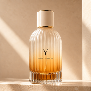 Luxury Textured Vertical Stripe Golden Accented 30ml 50ml 100ml perfume <b>bottle</b> - Product Image 5