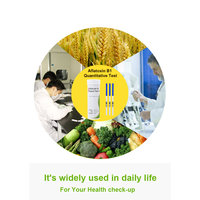Kit de Détection Rapide de l'Aflatoxine B1 par Or Colloïdal 5ppb Haute Sensibilité et Précision pour la Détection des Contaminations Alimentaires et Céréalières Garantie 2 Ans Tests OEM/Flacon