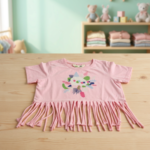 Robe sans manches pour fille, imprimé animal, 100% coton, design scintillant et délavé, ensemble de vêtements pour enfant, ambiance estivale - Product Image 3