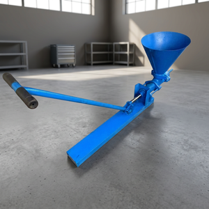 Pompe manuelle d'injection de ciment 1400 mm 30 kg Pression 16 bars Trémie bleue 400 mm Buse 25 mm pour la réparation des fissures murales et le coulis de jointoiement - Product Image 3