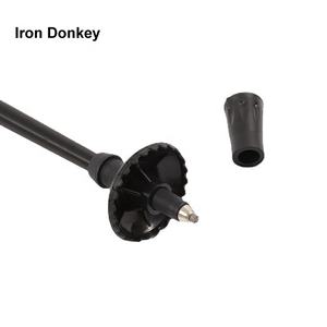 IRONDONKEY Pliable Trekking Bâtons Poignée Droite En Alliage D'aluminium Canne En Plein Air <span class=keywords><strong>Alpinisme</strong></span> Randonnée Accessoires Bâtons De Marche - Product Image 2