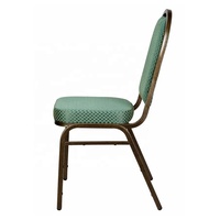 Chaise dôme empilable en tissu à motifs durable pour banquets, mariages, hôpitaux et parcs