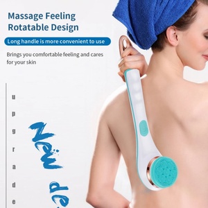 Home Use Rechargeable Exfoliating Silicone Body Scrubber Cleaning Brush - Product Image 2