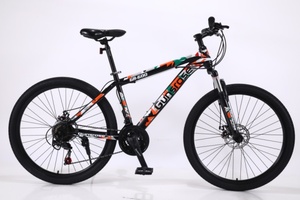Mountain Bike telaio in acciaio al carbonio freno a disco da 24/26 pollici e Mountain Bike a 21 velocità sono progettati per gli adulti - Product Image 5