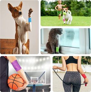 Bande adhésive élastique respirante <span class=keywords><strong>de</strong></span> 1 po x 5 yds pour animaux <span class=keywords><strong>de</strong></span> compagnie, sport et premiers secours - Product Image 6