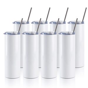 Trending Products 2025 Termos Termicos Frio Caliente Vasos Trmicos Con Tapa Vas 20 Oz Flaco Sublimación Vaso de acero inoxidable - Product Image 1