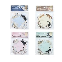 Mr.Paper – Blocs de notes non adhésifs gaufrés et estampés à l'or, thème chat coréen, motif Miao Mbius Loop, lot de 3, mignons