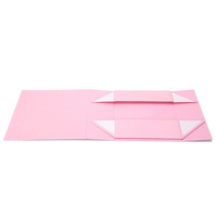 Boîte rigide pliable personnalisée, boîte en papier blanc ivoire de luxe avec ruban, emballage de boîte cadeau pour parfum et cosmétiques