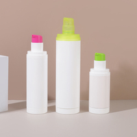 Bouteille sans air rechargeable en PP remplaçable pour soins de la peau 30ml 50ml 100ml Bouteille à pompe à vide 50G 100G Cuillère à pot de crème remplaçable