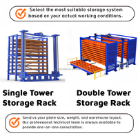 Étagère de stockage de plaques intelligente électrique automatique à tirage progressif, actionnée par chariot élévateur, pour entrepôt de tôles et de matières premières