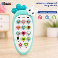 Téléphone portable intelligent pour bébé OEM, mélodies musicales, sons d'animaux, fonctions d'apprentissage des nombres, jouet éducatif pour les enfants de 2 à 7 ans