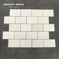 Carrelage de sol en marbre blanc poli Centurymosaic, carrelage mural en pierre naturelle, décoration intérieure, vente en gros directe usine