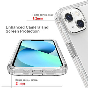 Para OPPO <span class=keywords><strong>A53</strong></span> A31 A12 A52 <span class=keywords><strong>A72</strong></span> A94 A74 A16 A95 A17 A77 transparente suave transparente a prueba de golpes funda TPU PC teléfono caso - Product Image 3