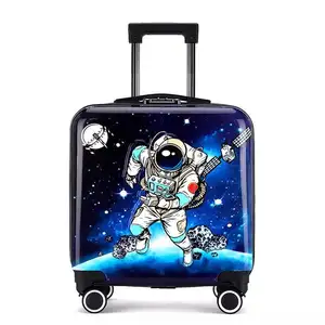 Wholesale Customized Logo Rolling Hard Luggage Suit Cases ABC+PC Trolley Kids' Luggage & Bags Travel Portable Durable Waterproof