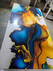 Azulejos de pared impermeables, paneles de pared sólidos DIY para baño, tablero de PVC, tablero Uv, Panel de pared, tablón de <span class=keywords><strong>vinilo</strong></span>, - Product Image 6