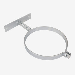 Distanziale per parete Ø 250 mm - zincato - Product Image 1