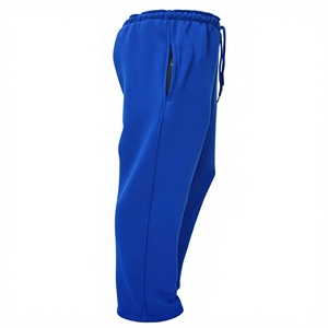 Pantalon de jogging décontracté en molleton de coton bleu roi, léger, unisexe, coupe ample, avec cordon de serrage, respirant, logo personnalisé, OEM ODM - Product Image 1