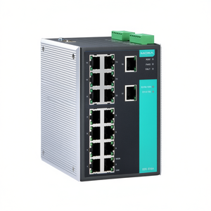 Moxa EDS-516A-T สวิตช์อีเธอร์เน็ตอุตสาหกรรมแบบติดตั้งบนราง DIN 16 พอร์ต - Product Image 2