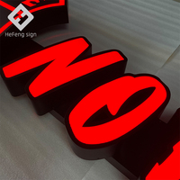 Panneau en acrylique personnalisé en acier inoxydable, découpé, ajouré en acrylique pour la publicité avec des mots Led, boîte à lumière