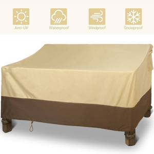 Housse de protection imperméable et anti-poussière pour canapé/chaise de terrasse/cour extérieure multi-personnes - Product Image 4