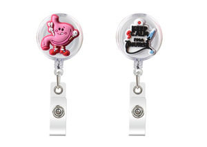 PVC nouveau Design rétractable <span class=keywords><strong>Badge</strong></span> bobine <span class=keywords><strong>infirmière</strong></span> <span class=keywords><strong>Badge</strong></span> accessoires hôpital ID <span class=keywords><strong>porte</strong></span>-carte - Product Image 4