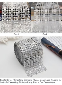 <span class=keywords><strong>Applique</strong></span> acrylique tournesol avec technique à coudre strass de baguage de chaîne pour vêtements artisanat Type lâche strass baguage - Product Image 6
