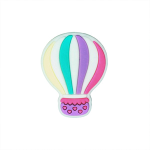 Perles en <span class=keywords><strong>silicone</strong></span> écologiques en forme de montgolfière Geedyn, couleurs variées, perles focales pour <span class=keywords><strong>bracelet</strong></span> DIY, <span class=keywords><strong>lot</strong></span> de perles en <span class=keywords><strong>silicone</strong></span> - Product Image 4