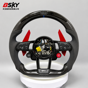 Volant personnalisé en fibre de carbone et daim avec LED pour <span class=keywords><strong>Skoda</strong></span> Audi Universal Karoq <span class=keywords><strong>Octavia</strong></span> Mk3 <span class=keywords><strong>Vrs</strong></span> 2 3 Mk4 <span class=keywords><strong>Vrs</strong></span> Superb <span class=keywords><strong>2020</strong></span> B9 B8 - Product Image 6