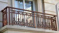 Balustrade verticale en acier inoxydable, fer et aluminium au design moderne, résistante à la rouille, pour appartement, villa, hôtel, escalier, balcon, DIY