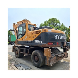 รถขุดไฮดรอลิก HYUNDAI 210w-9 ขนาดกลาง คุณภาพสูง มือสอง รุ่น 210W-9 กำลังขายดี ลดราคาพิเศษ - Product Image 1