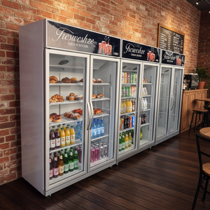 Enfriador de Bebidas <span class=keywords><strong>Vertical</strong></span> con Puerta de Vidrio Personalizable, Refrigerador con Enfriamiento por Aire, Control Digital, Eficiencia Energética de 5 Estrellas - Product Image 4