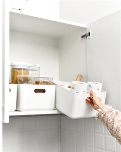 Clothes Storage Box Closet Organizer Home Organization Boxes PP Storage Bins Plastic Storage Box With Lid