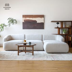 Nouveau canapé modulaire moderne de salon sur mesure ensemble de meubles canapé sectionnel en tissu - Product Image 1