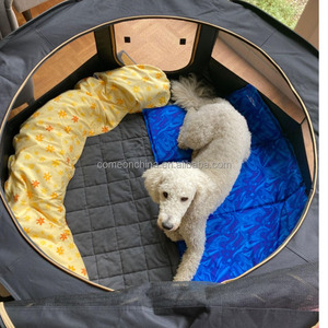Clôture pour animaux de compagnie pliable de style moderne, motif solide, respirante, maison pour chiots et chats, enclos intérieur pour chats et lapins, parc pour animaux de compagnie et tente pour chats - Product Image 4