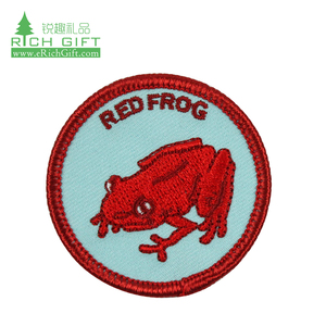 Custom White Turtle Embroidered <strong>Badge</strong> Flower-Shaped <strong>Badges</strong> with Lace Decoration Personalized Logo Patches for Clothing - Product Image 5