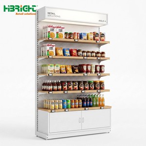 Étagère de supermarché en métal sur mesure, 20 ans d'expérience, présentoir pour <span class=keywords><strong>magasin</strong></span> de discount - Product Image 3