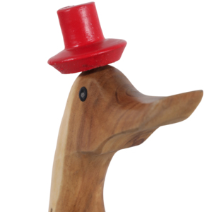 Statuetta di Anatra Fantasiosa, Scultura Decorativa per Casa, Bagno, Ufficio, Soggiorno, Tema Divertente Giorno di Pioggia - Product Image 6