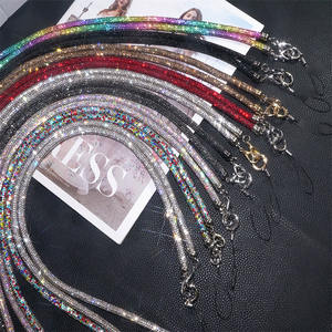 สายคล้องโทรศัพท์มือถือแบบยาวประดับเพชรเทียมอเนกประสงค์สำหรับโทรศัพท์มือถือทุกรุ่นและอุปกรณ์เสริม - Product Image 1