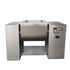Grosir mesin pencampur pita penggunaan otomatis untuk bubuk basah sus pencampur bubuk gula horizontal dengan keluaran listrik