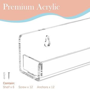 Présentoir mural pour vernis à ongles en acrylique, qualité salon, support détachable de 3 mm pour la maison et une organisation pratique - Product Image 6