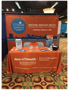 Nappe personnalisée avec logo imprimé, anti-plis, résistante aux taches, ourlet double-cousu, lavable en machine, 6ft 8ft, coupe ample, en polyester - Product Image 3