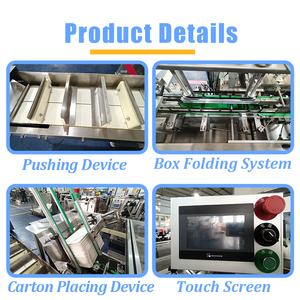 Mini Bánh Tự Động Bánh Pizza Hộp Giấy Đóng Gói Các Tông Sóng Xà Phòng Thực Phẩm Vật Nuôi Hamburger Mô Dọc Cartoning Máy - Product Image 6