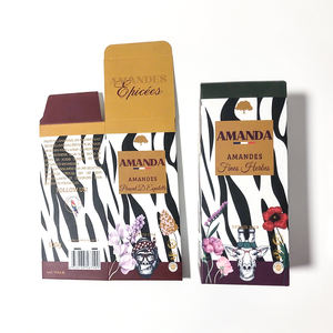 กล่องใส่น้ำมันหอมระเหยแบบพับได้สี่เหลี่ยมกระดาษแข็งสีดำออกแบบโลโก้ได้ตามต้องการ - Product Image 6