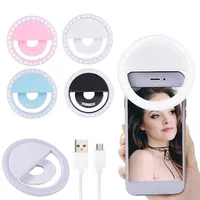 2022 פופולרי מתנה נייד USB טלפון נייד LED טבעת אור עבור כל טלפונים ניידים LED Selfie טבעת אור