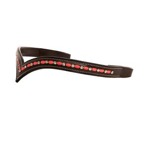Browbands de créateur haut de gamme en cuir véritable de haute qualité imperméable élégant fantaisie haut tendance accessoire d'équitation - Product Image 2