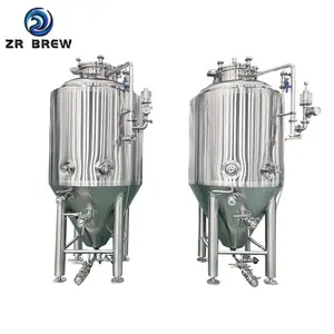 Roestvrijstalen Fermentor Unitank 300l Bierbrouwapparatuur Met Mantel